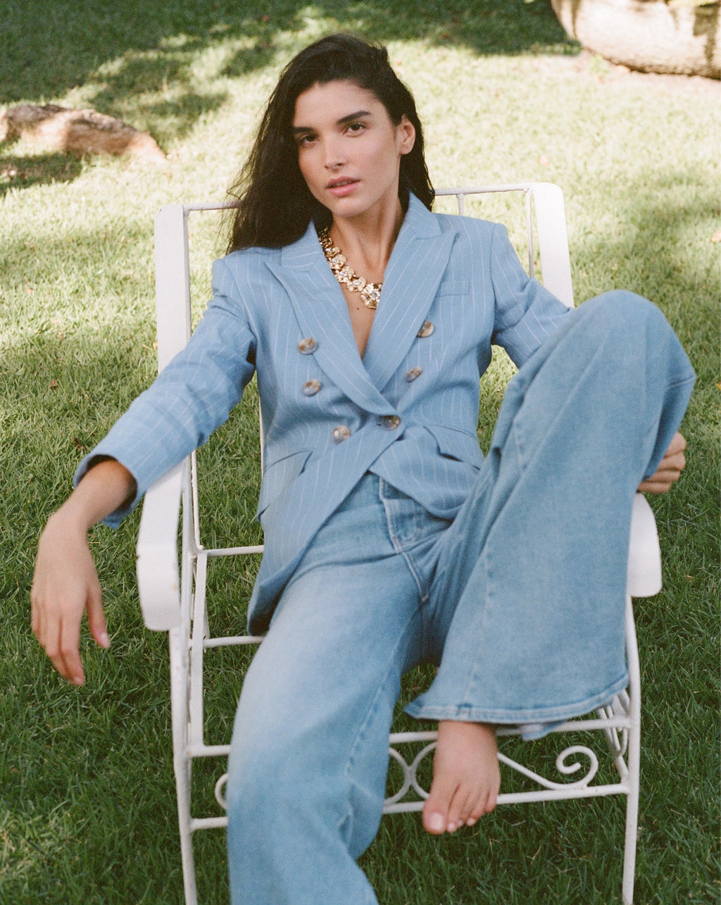 Miller Pinstripe Dickey Jacket