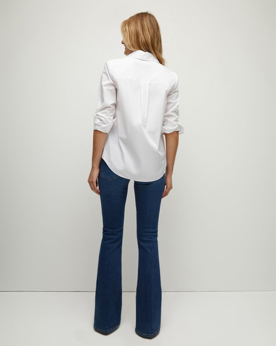 Amelia Cotton Button-Down Shirt