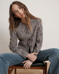 Andrea Cotton Tweed Jacket