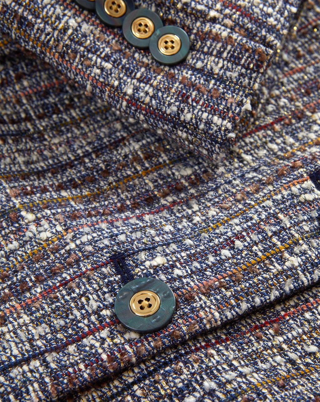 Andrea Cotton Tweed Jacket