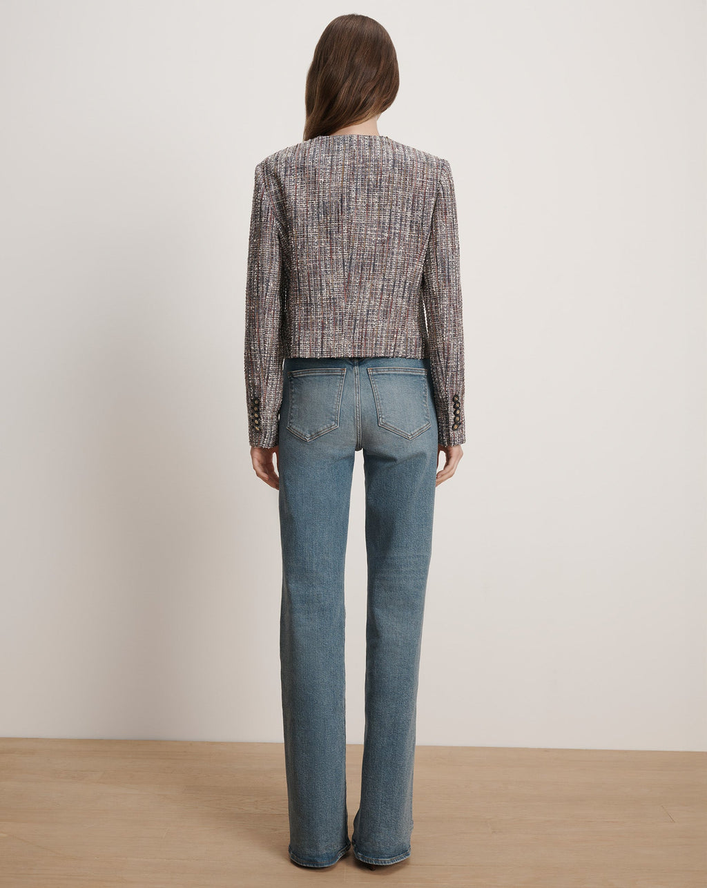 Andrea Cotton Tweed Jacket