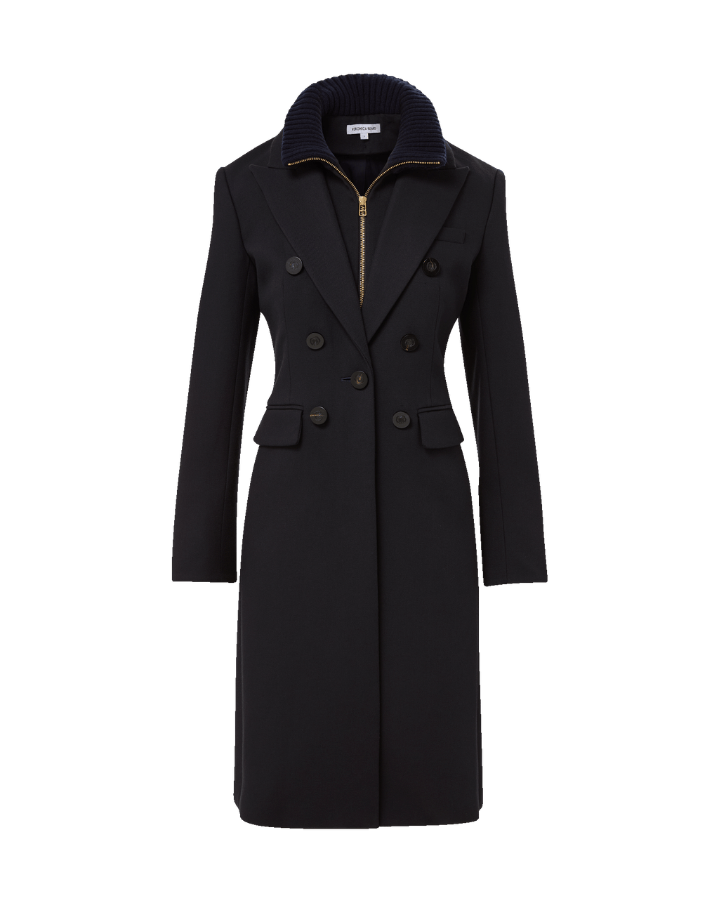 Stryder Double-Breasted Dickey Coat