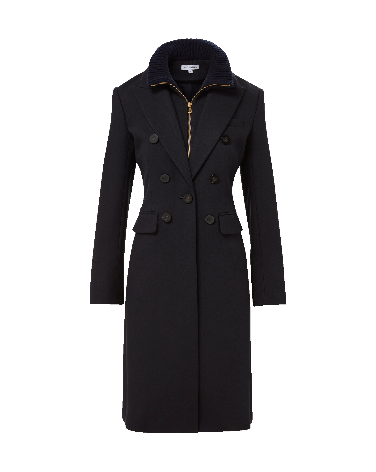 Stryder Double-Breasted Dickey Coat