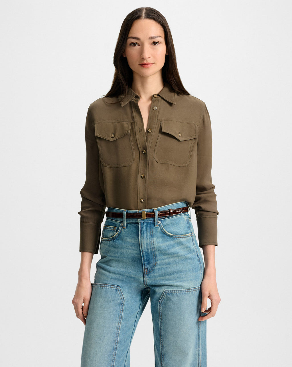 Pepper Button-Down Blouse