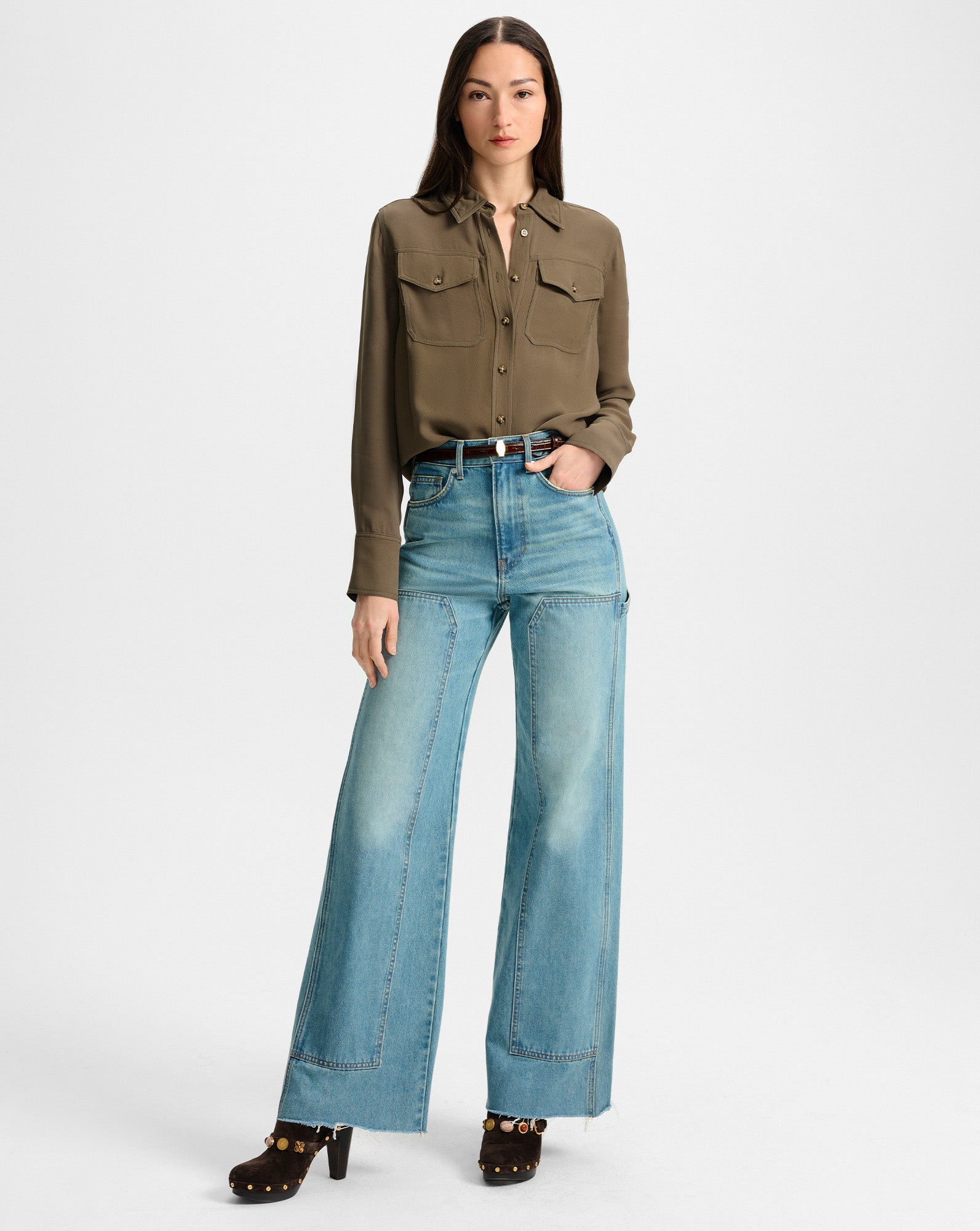 Pepper Button-Down Blouse