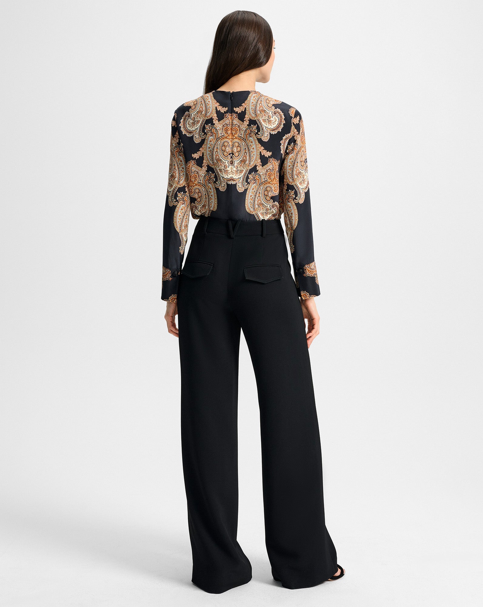 Karisse Paisley Silk Blouse