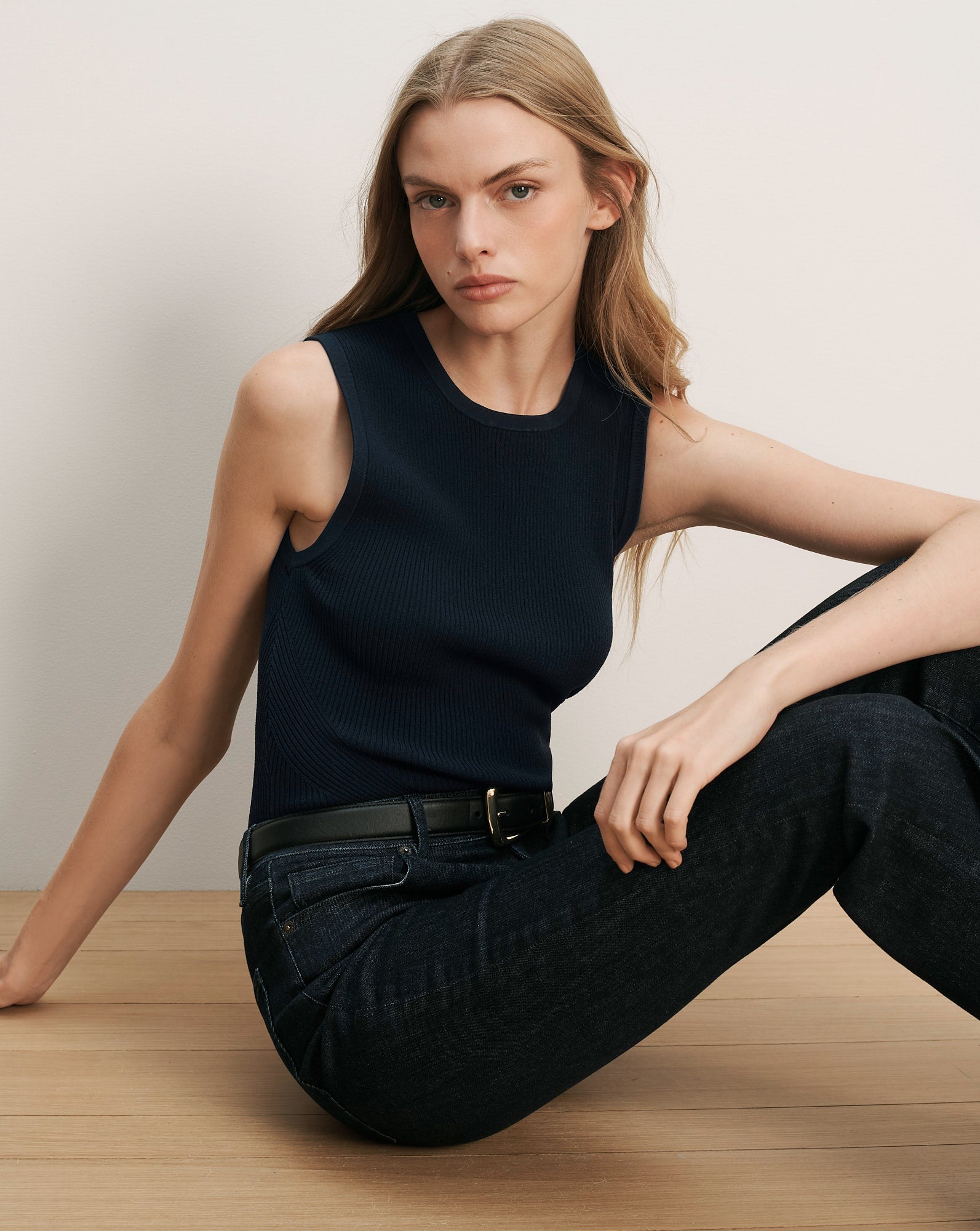 Sid Crewneck Knit Tank Top