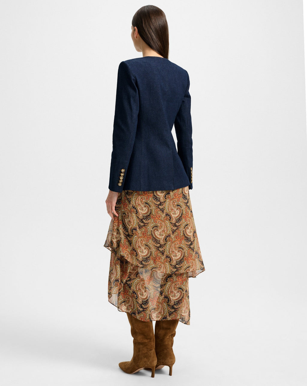 Cynthia Tailored Denim Jacket