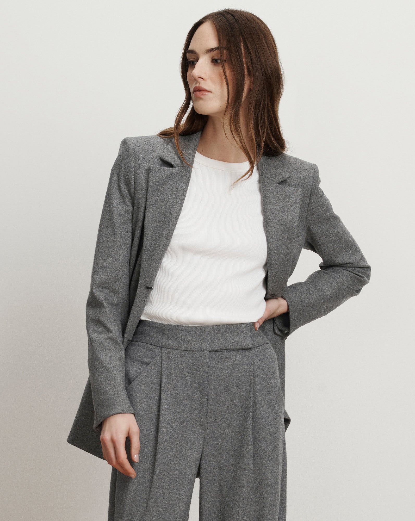 Ryanne Wool Jersey Jacket