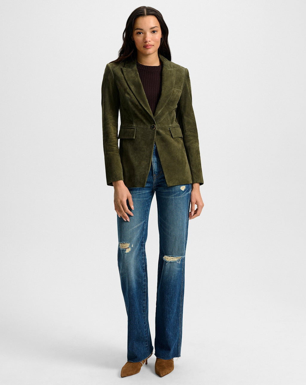 Duane Suede Dickey Jacket