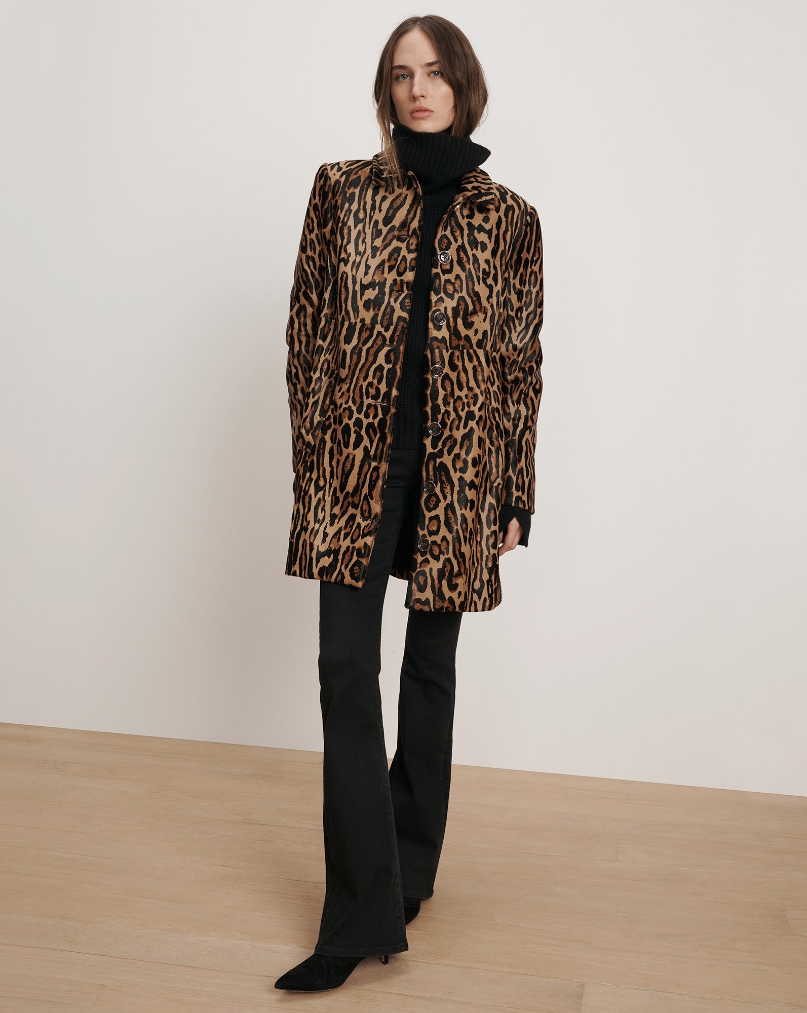 Shelley Calf Hair Dickey Coat