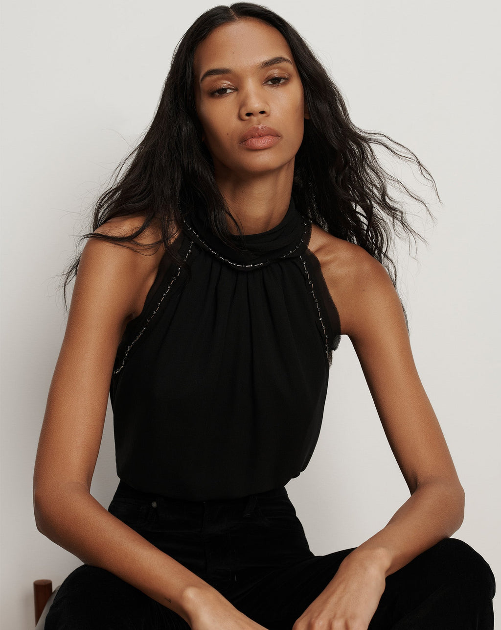 Tanisha Silk Halter Top