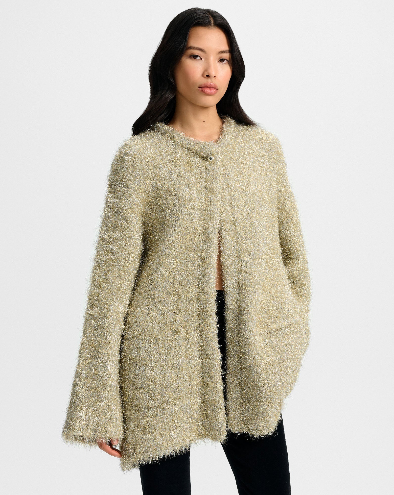 Rozan Metallic Knit Jacket