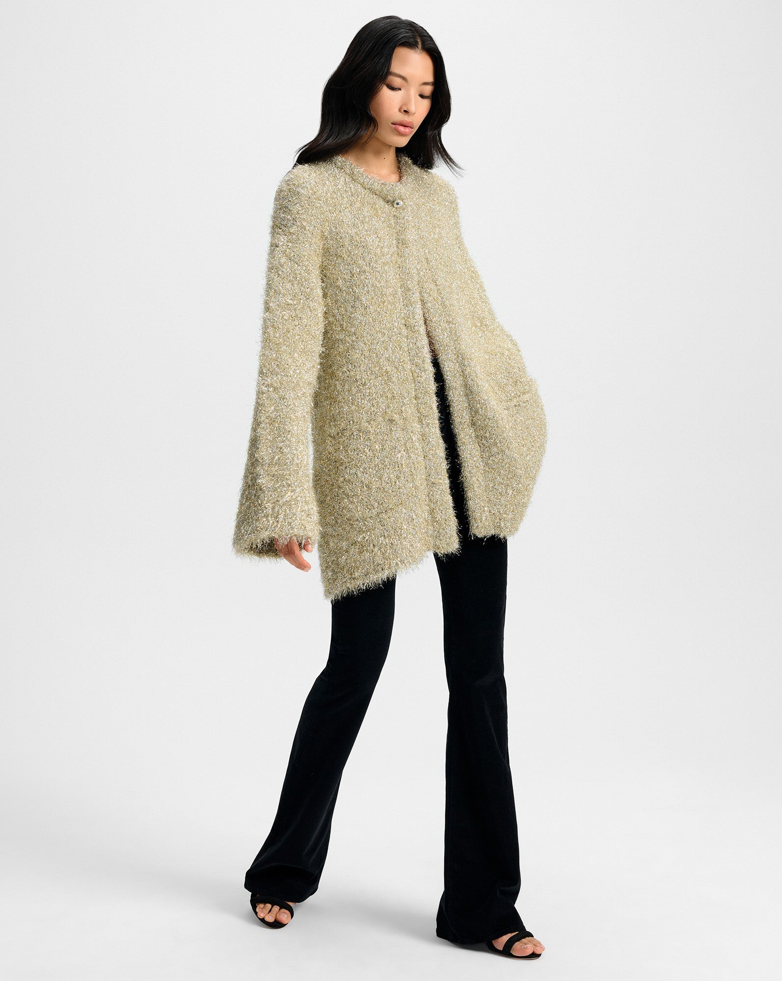 Rozan Metallic Knit Jacket