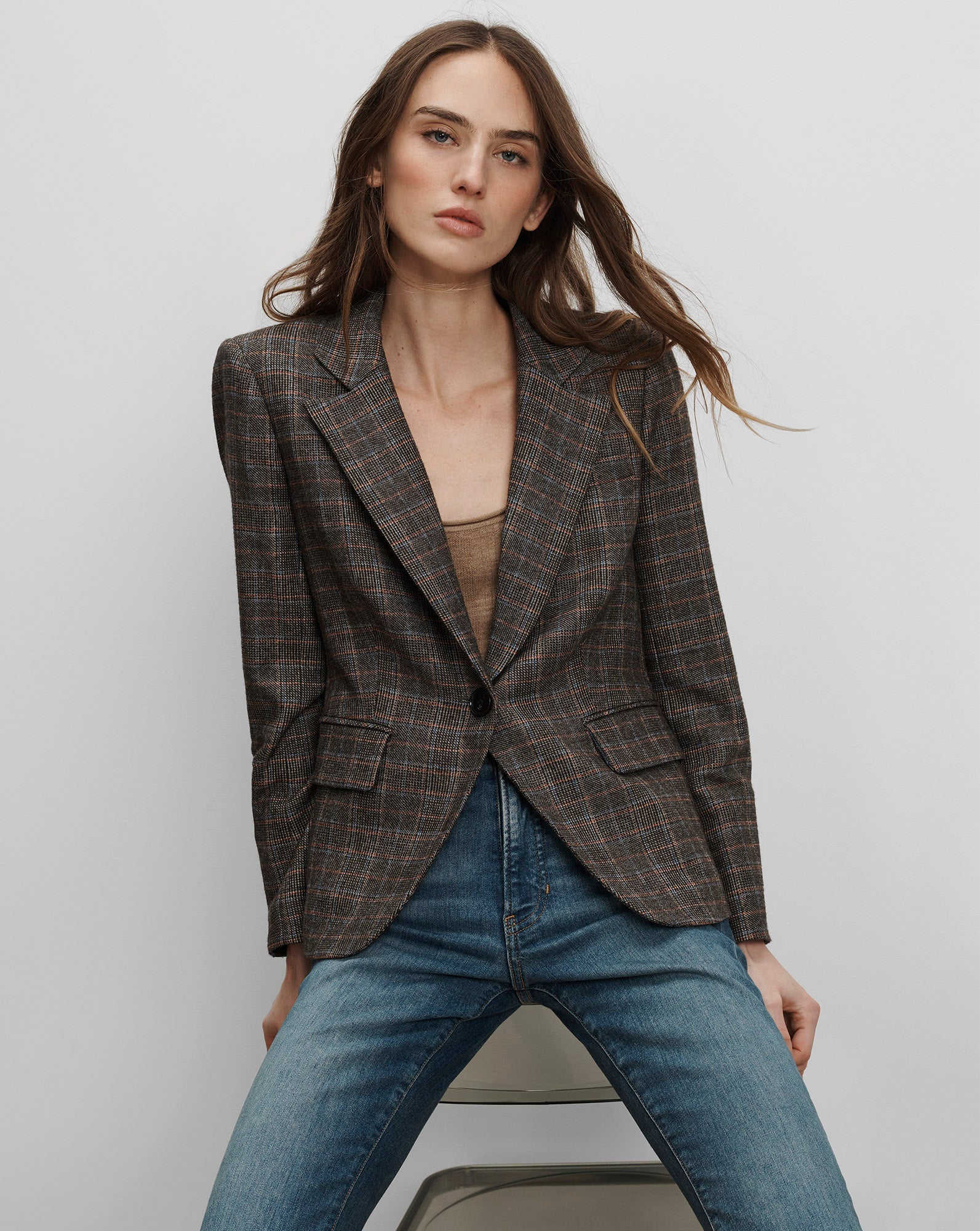 Tyra Plaid Dickey Jacket