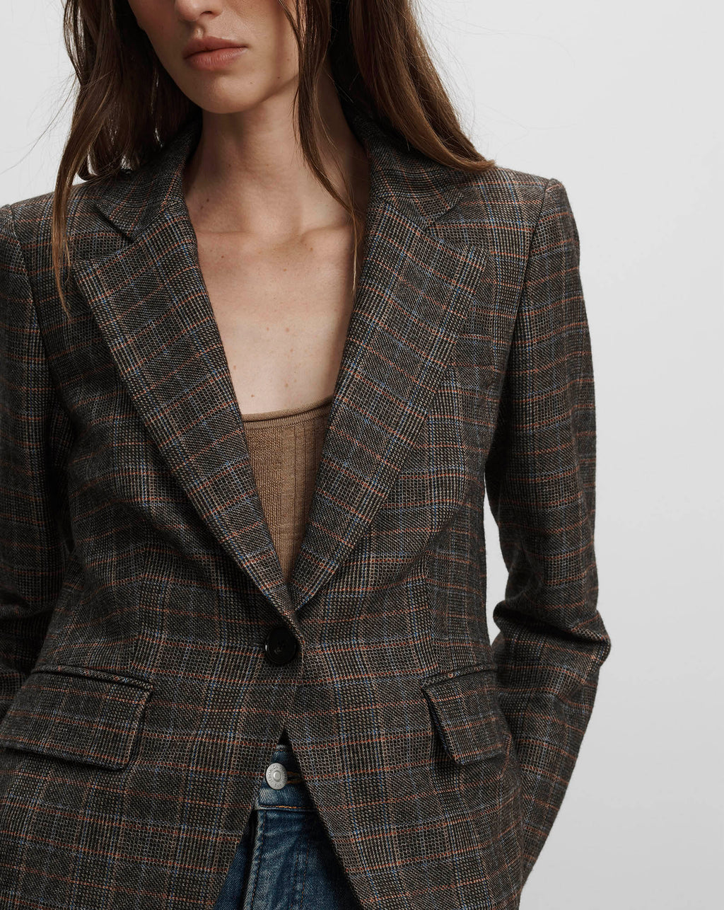 Tyra Plaid Dickey Jacket