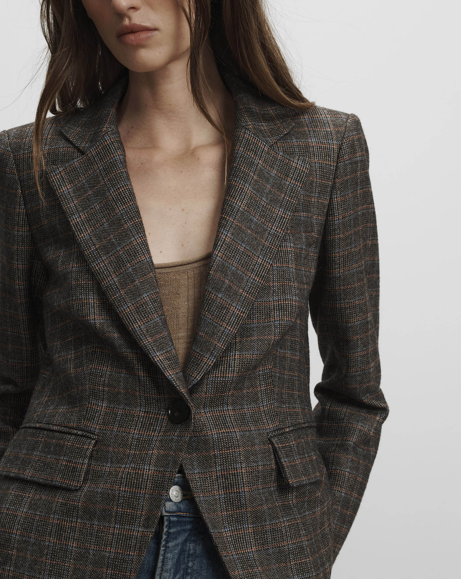 Tyra Plaid Dickey Jacket