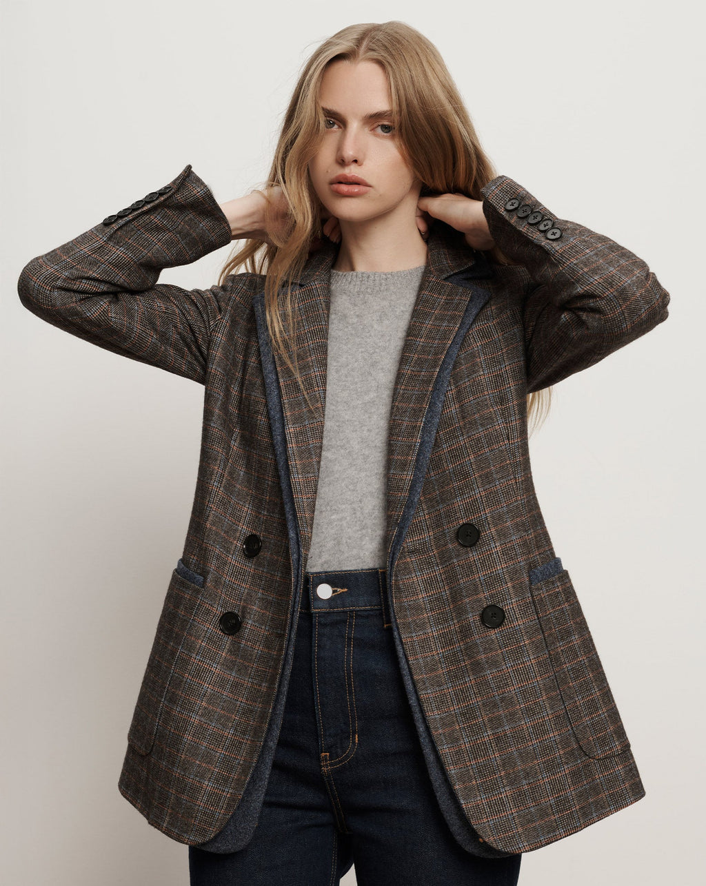 Hedi Plaid Dickey Jacket