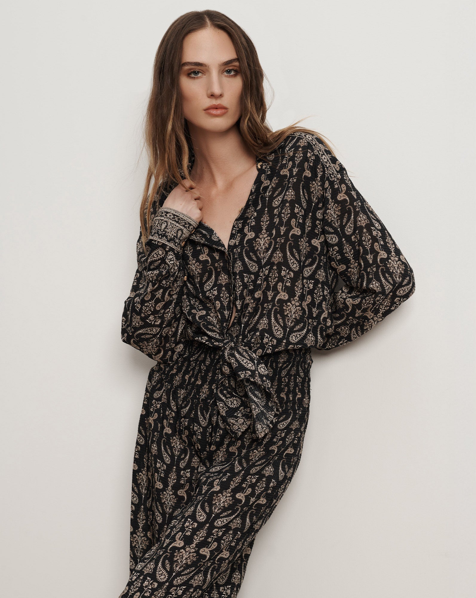 Lloyd Paisley Button-Down Shirt