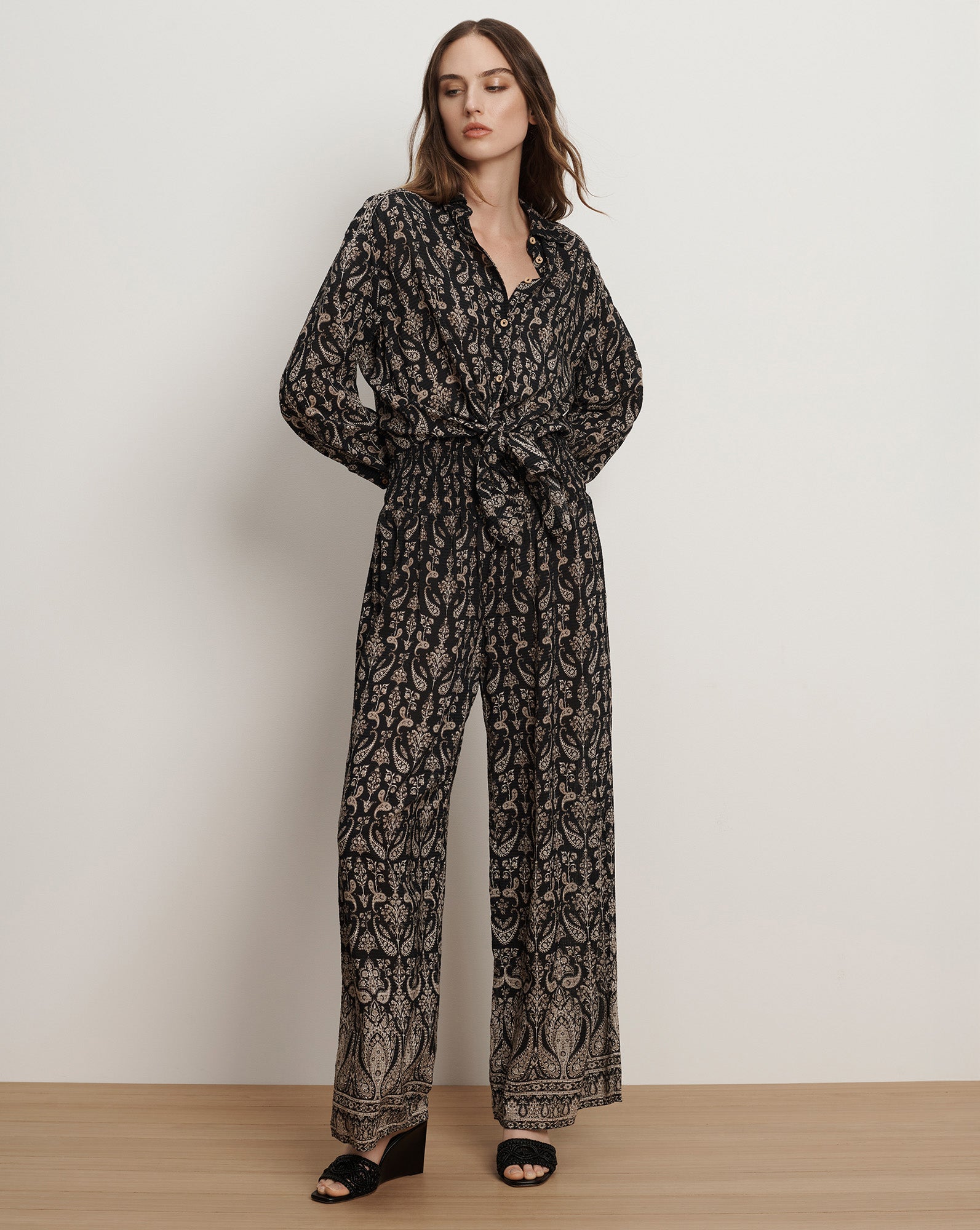 Lloyd Paisley Button-Down Shirt