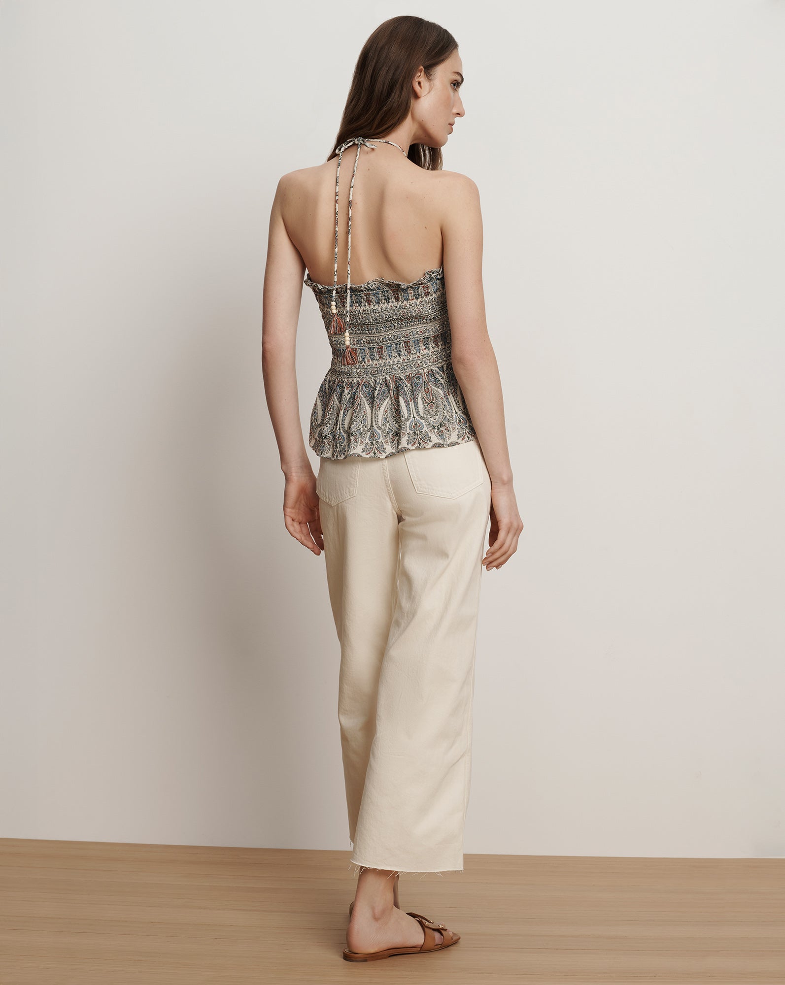 Damsey Smocked Halter Top