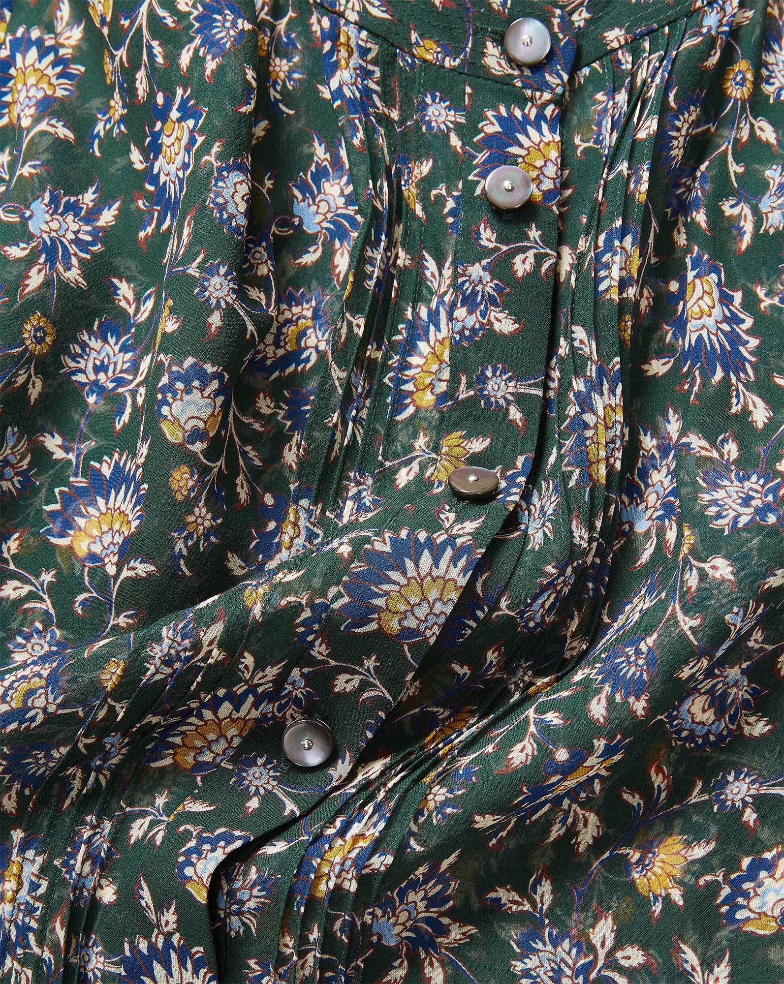 Lollie Floral Button-Down Blouse