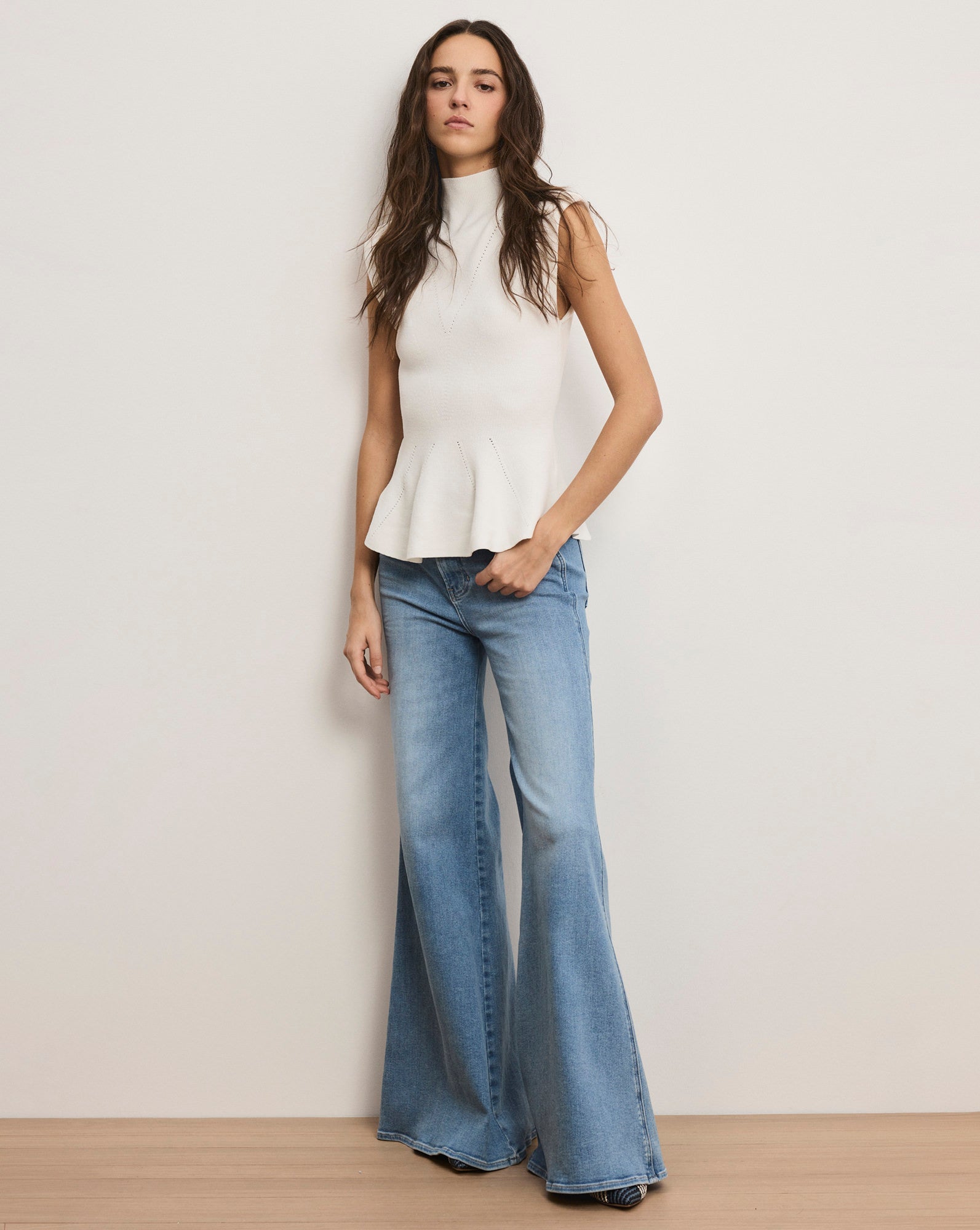 Seraphine Knit Peplum Top