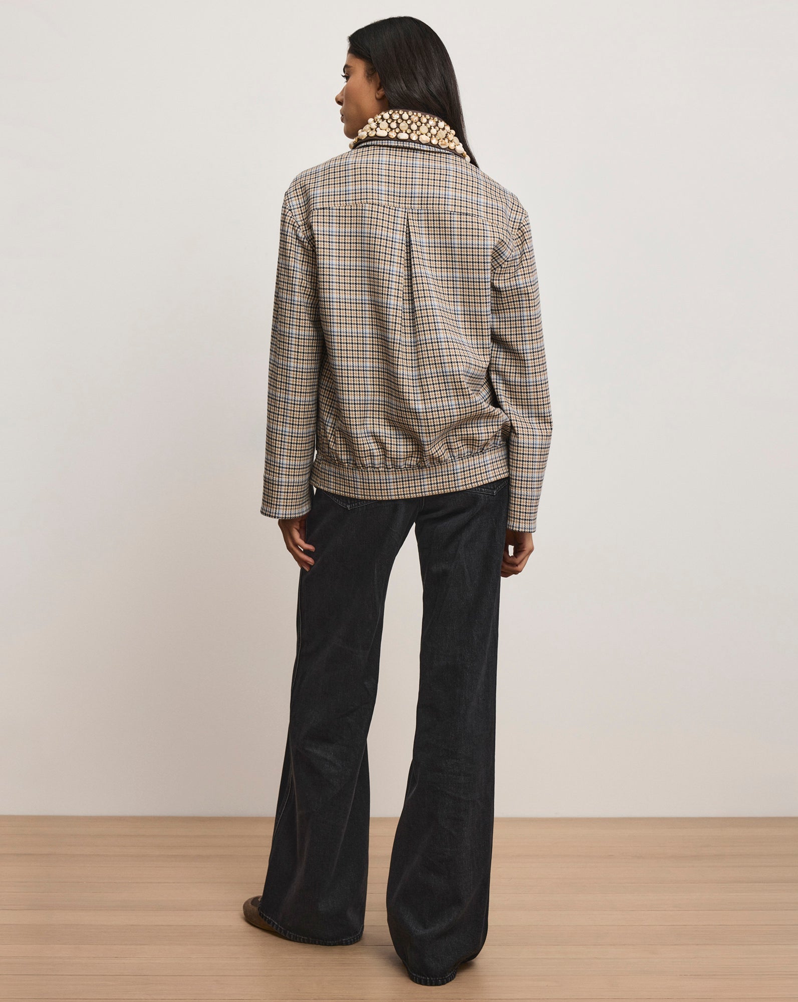 Kasper Plaid Chore Jacket