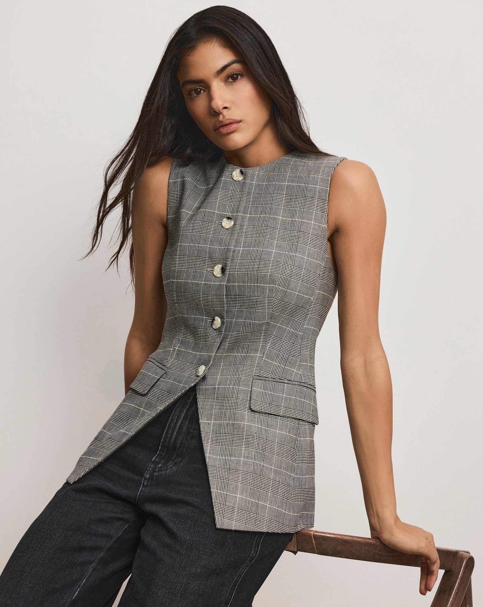 Lois Linen Vest