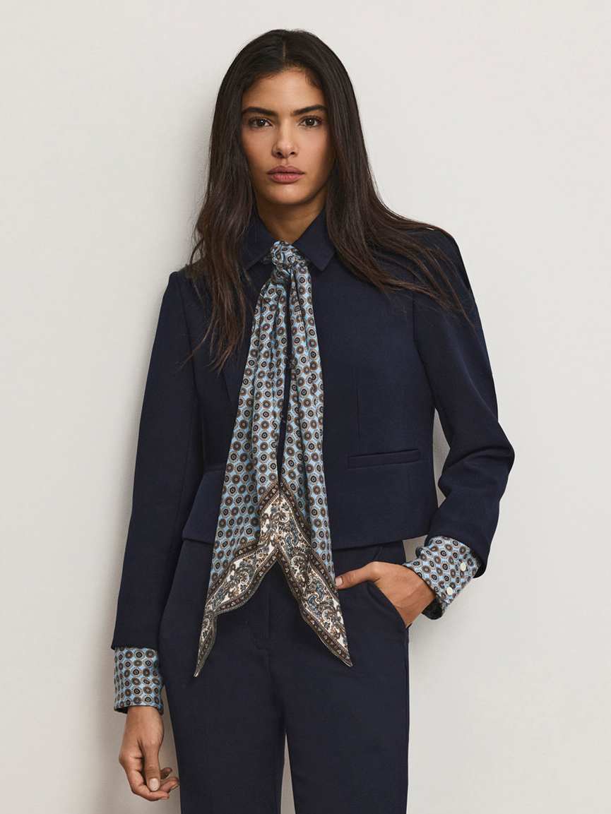 Ismena Removable Scarf Jacket
