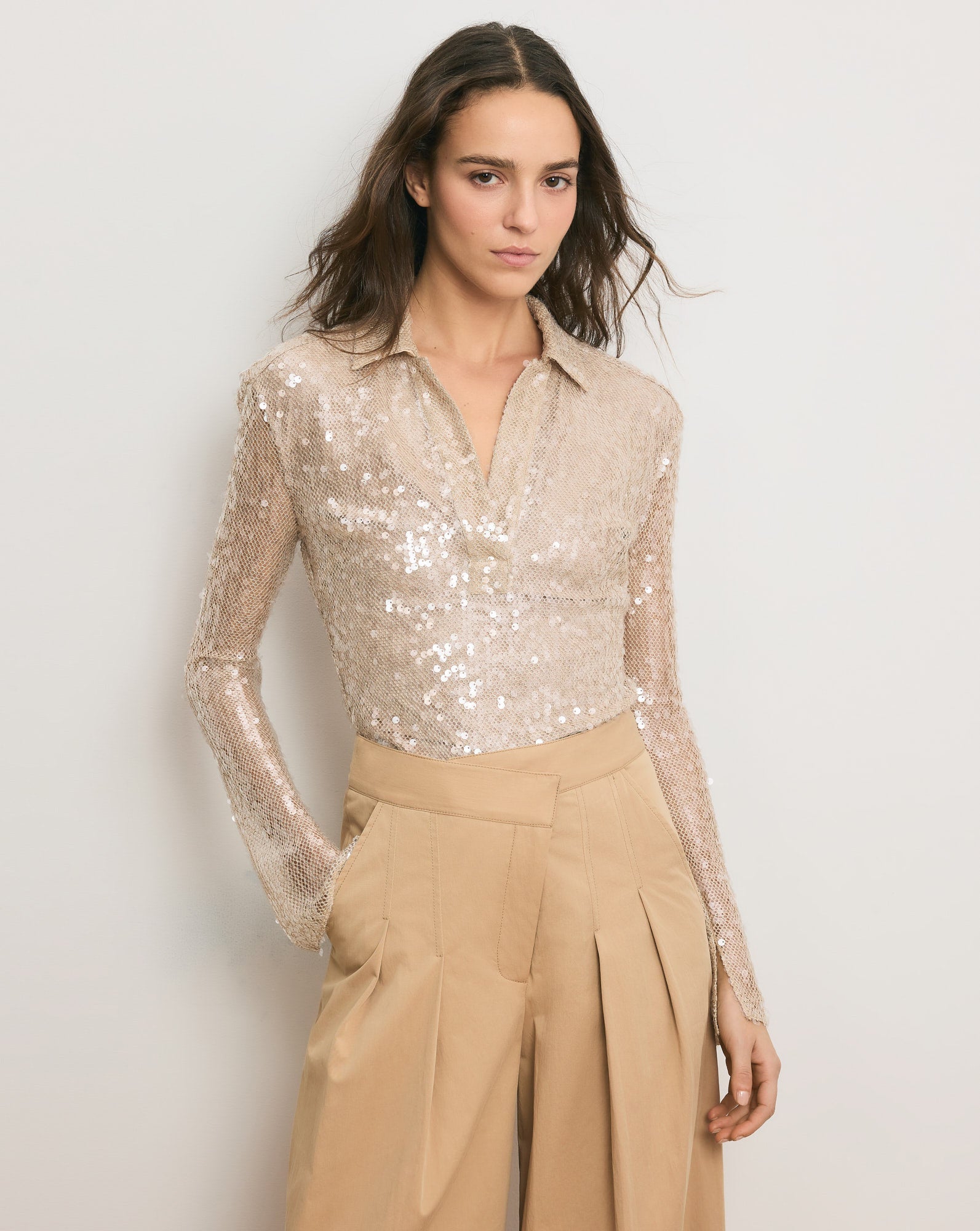 Meryl Sequin Blouse