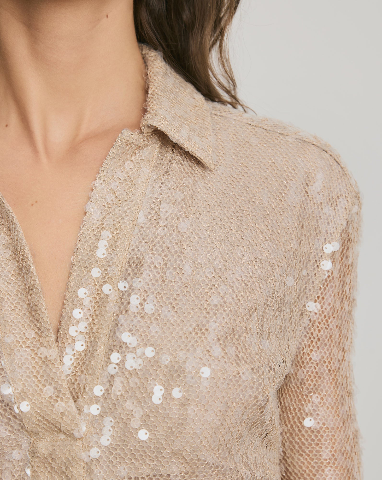 Meryl Sequin Blouse