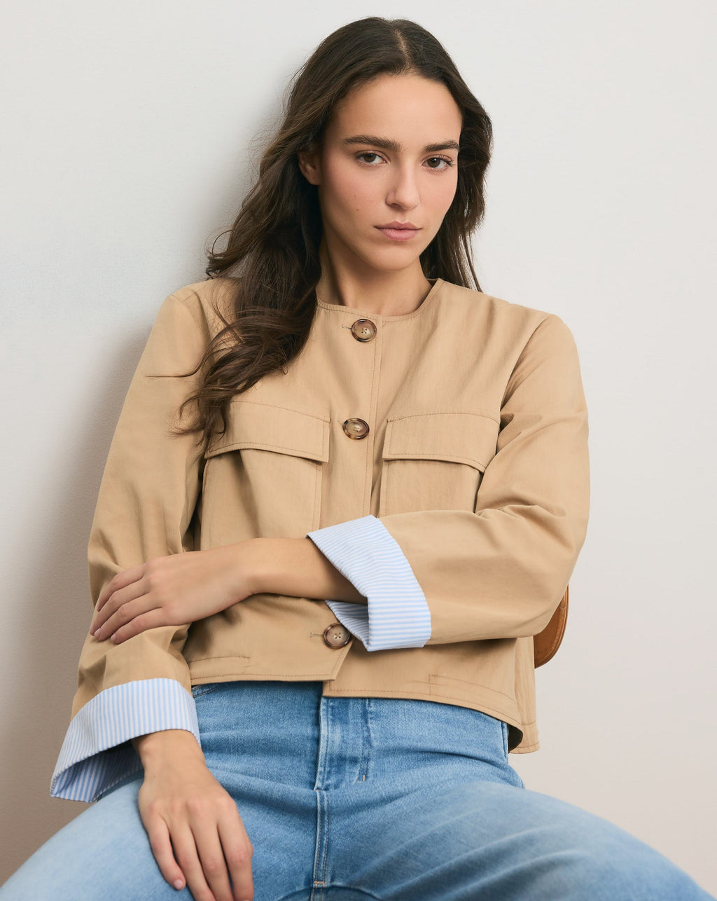 Gala Cropped Utility Jacket