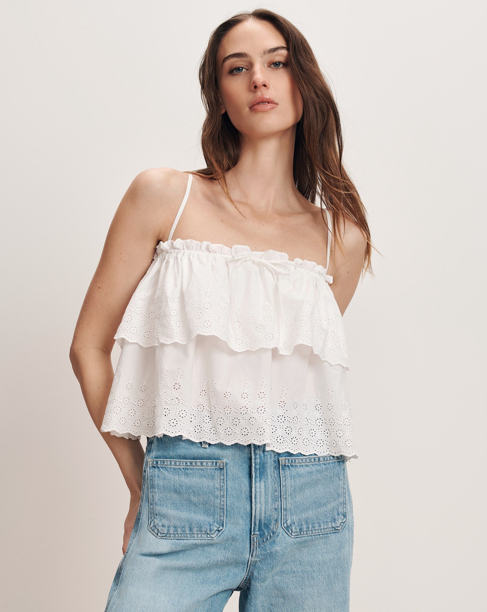 Oseanna Eyelet Camisole