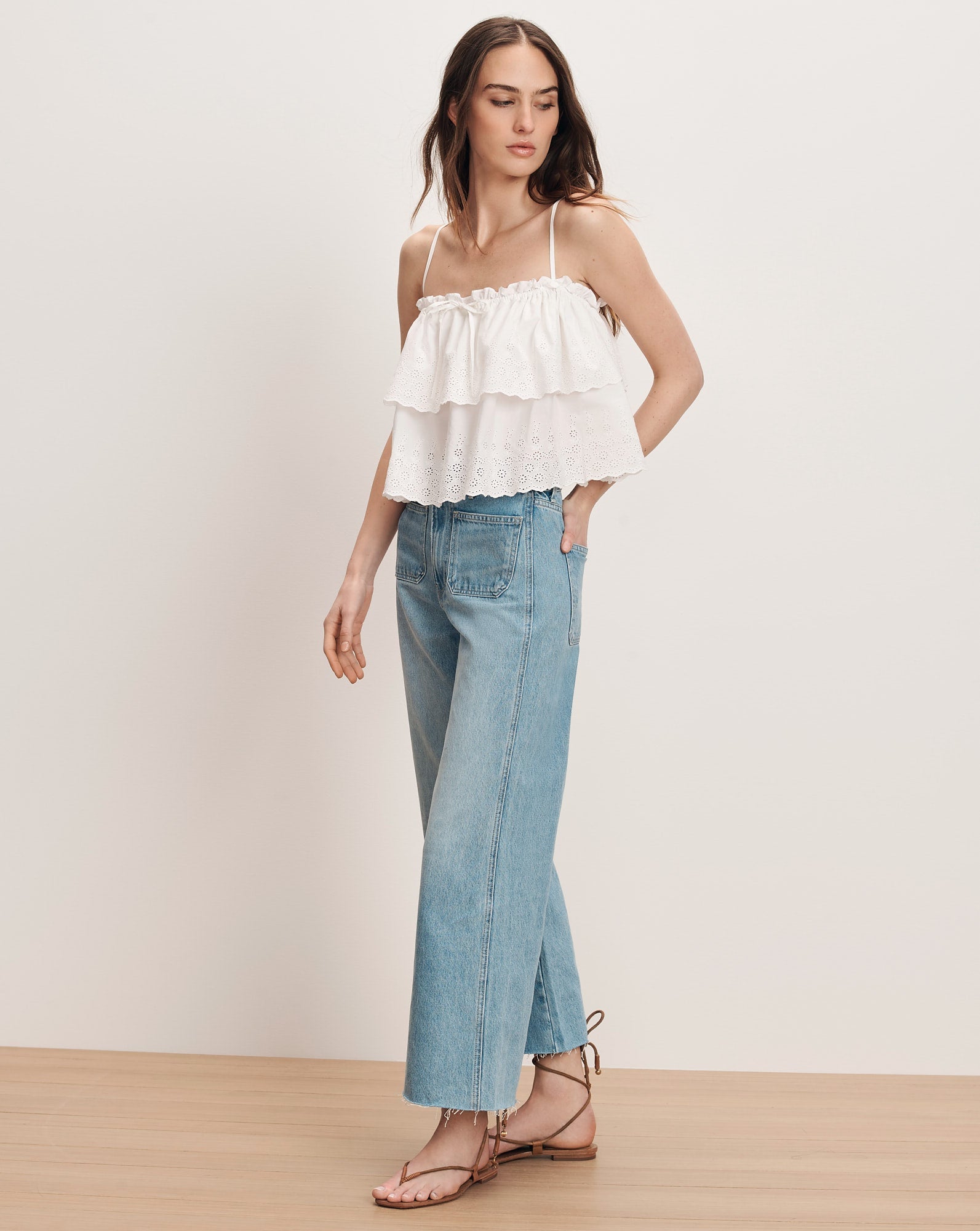 Oseanna Eyelet Camisole