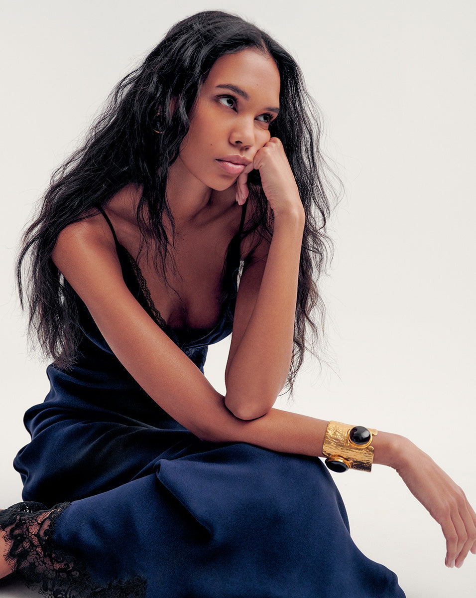 Ajourée II Smoky Quartz Cuff