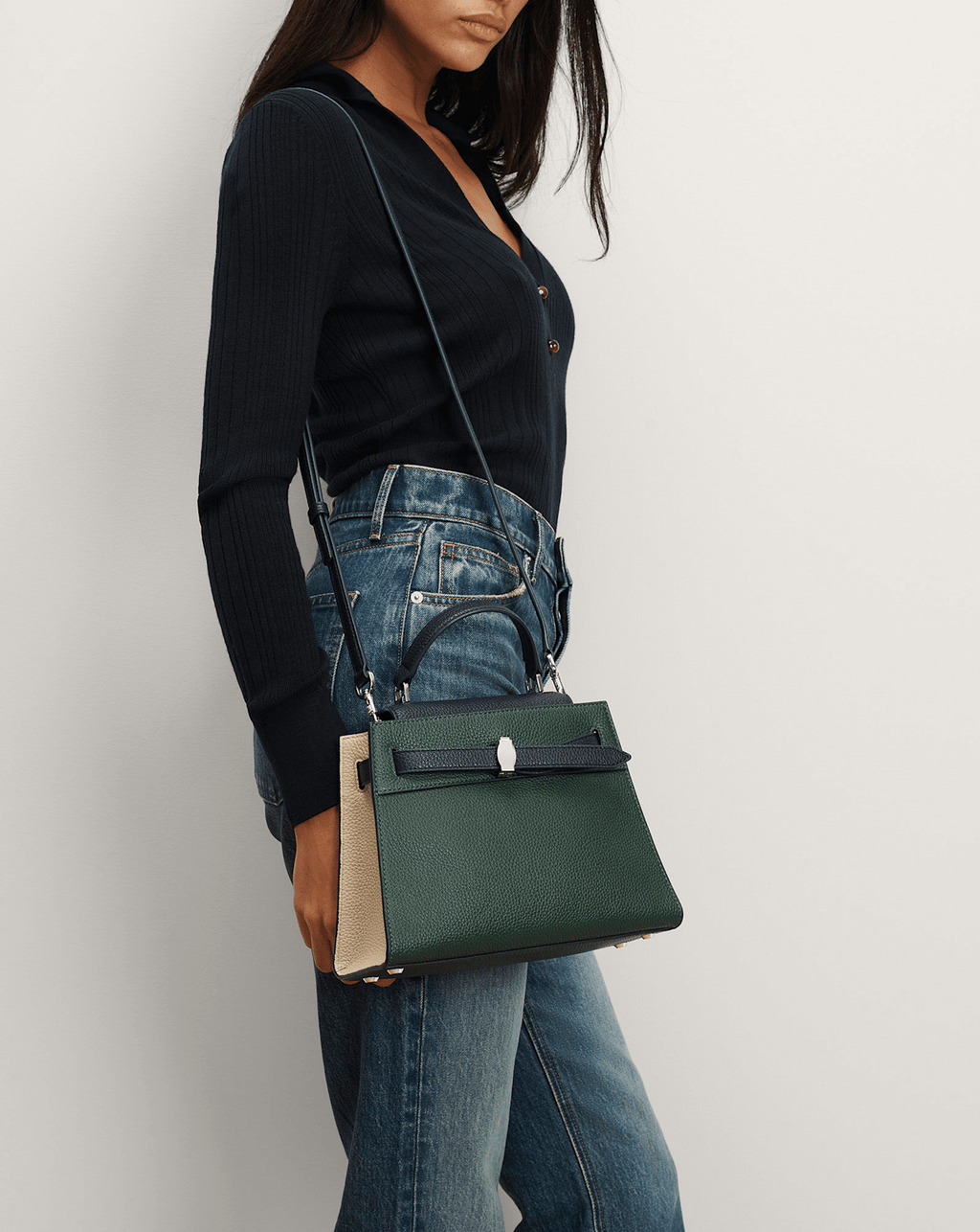 Veronica Beard Dash Top-Handle Bag