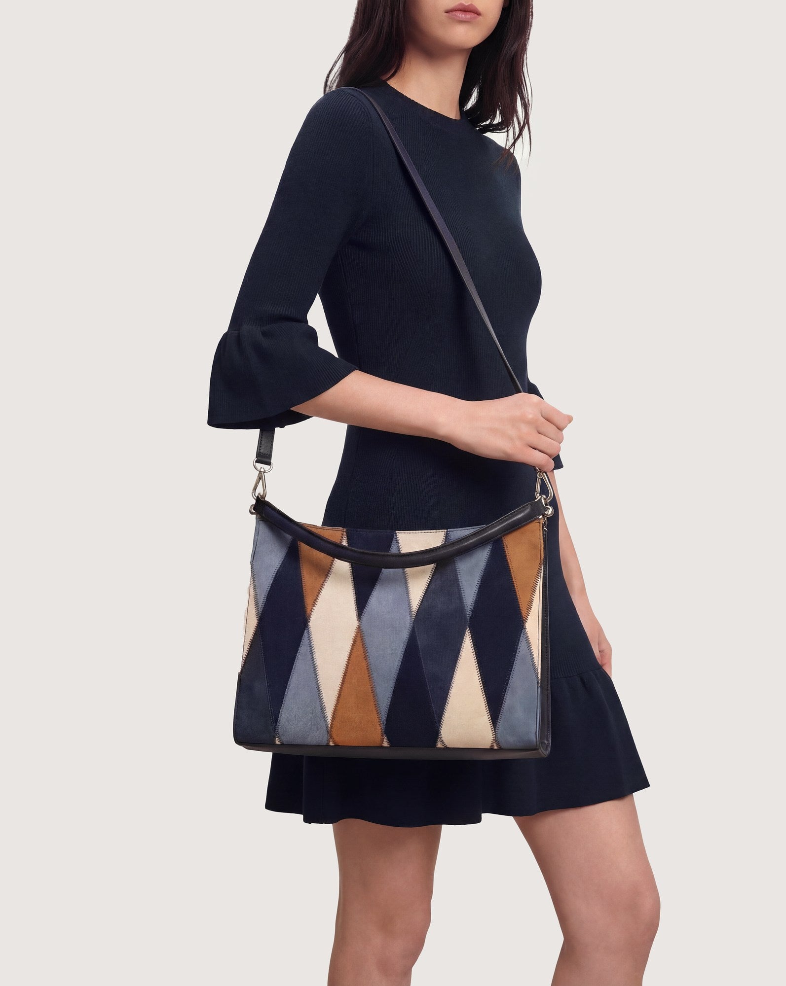 Vida Patchwork Shoulder Bag
