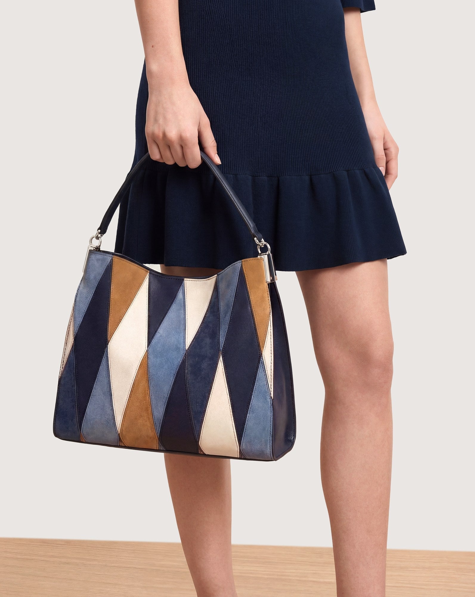 Vida Patchwork Shoulder Bag