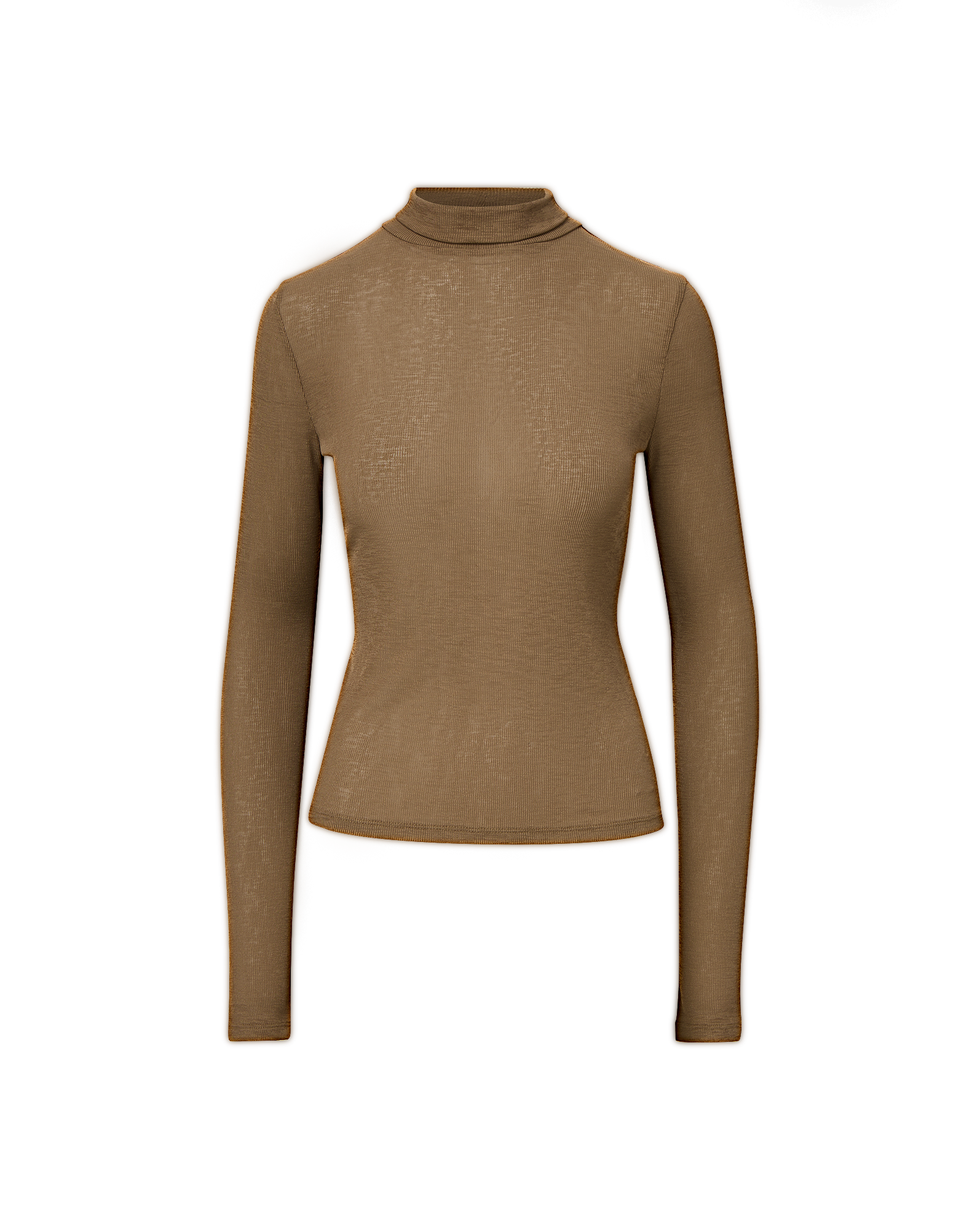 Wyeth Ribbed Turtleneck Top