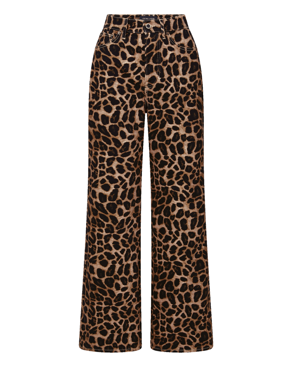 Taylor Leopard Wide-Leg Jean