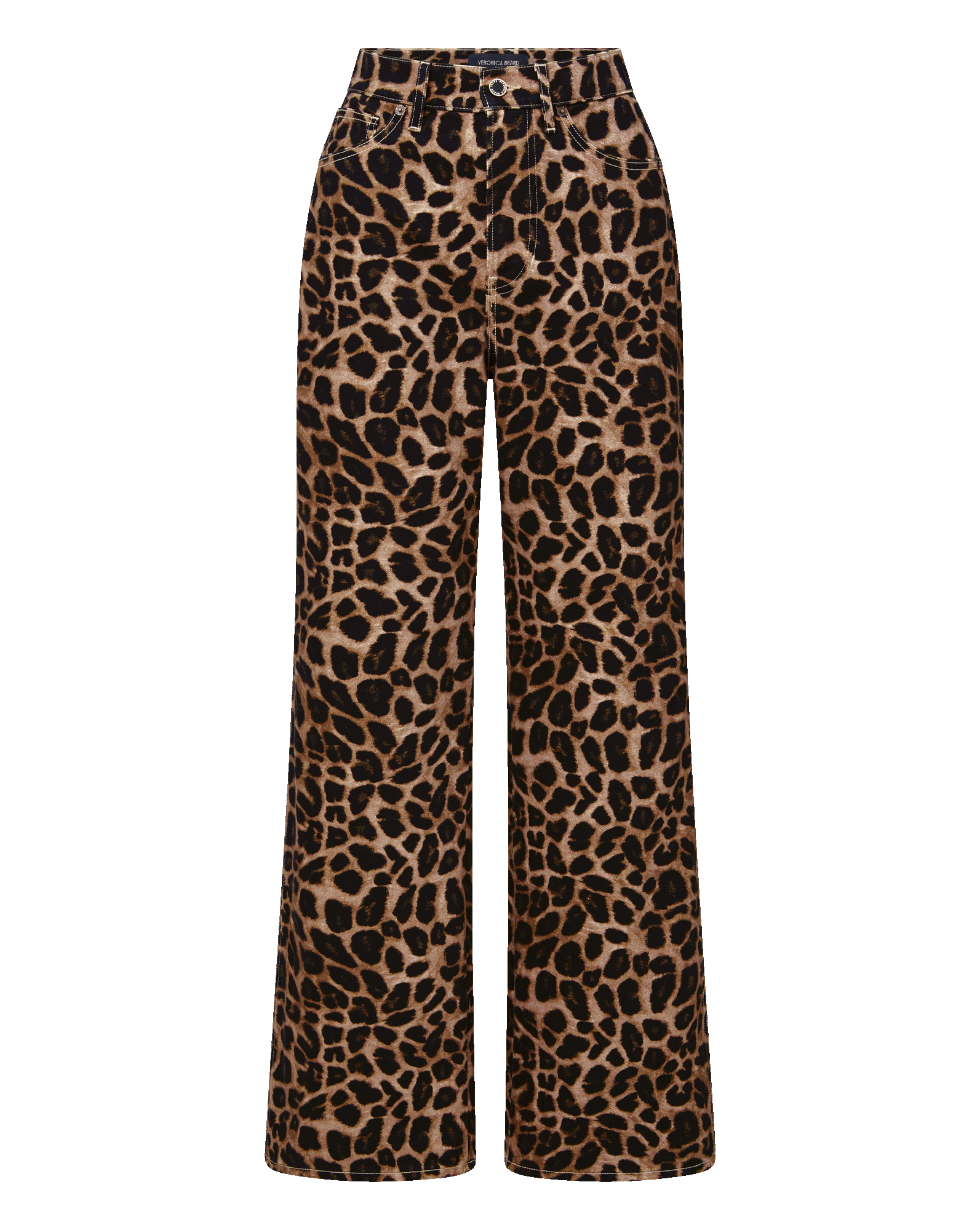 Taylor Leopard Wide-Leg Jean