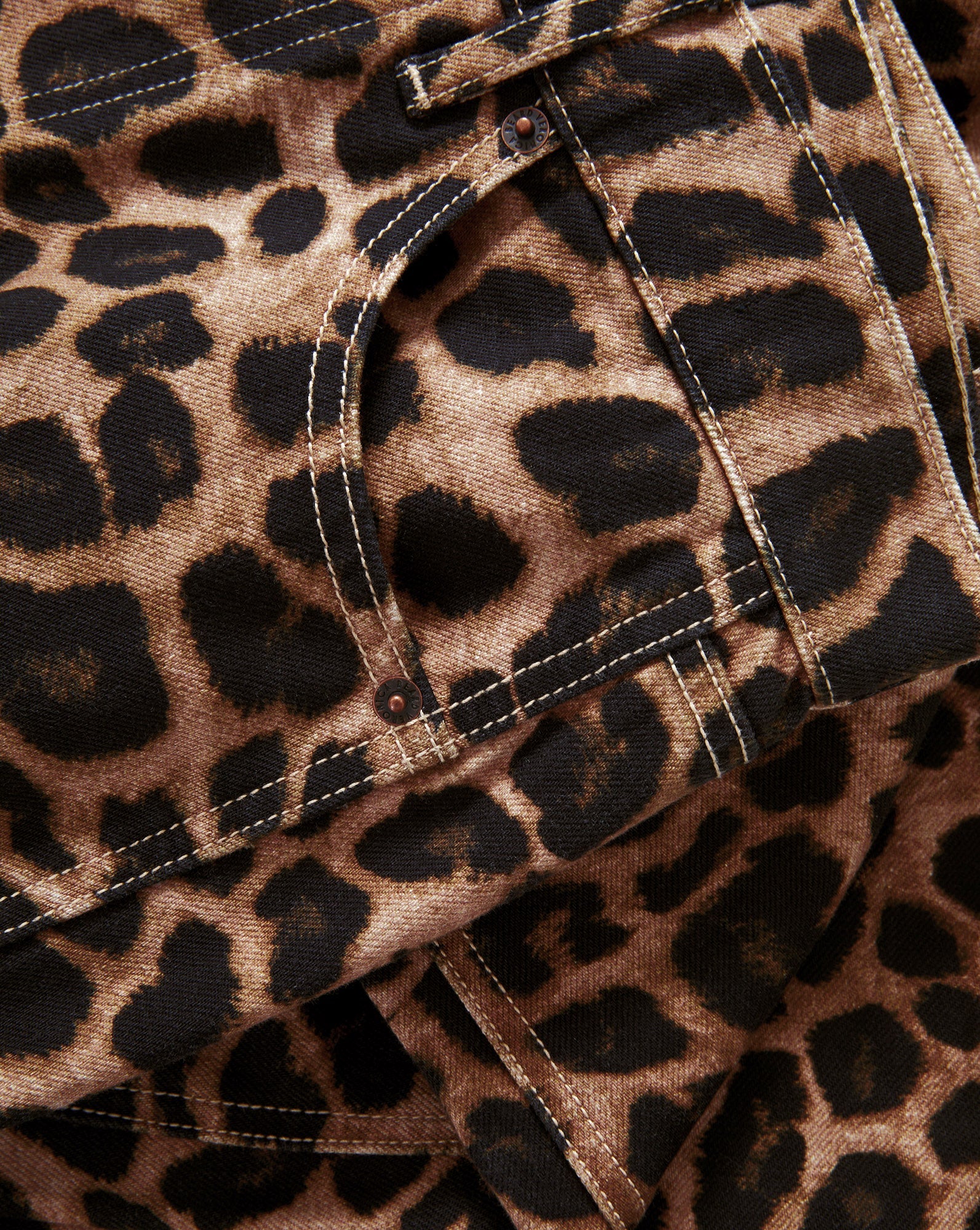 Taylor Leopard Wide-Leg Jean