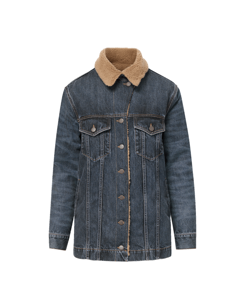 Donna Sherpa Denim Jacket