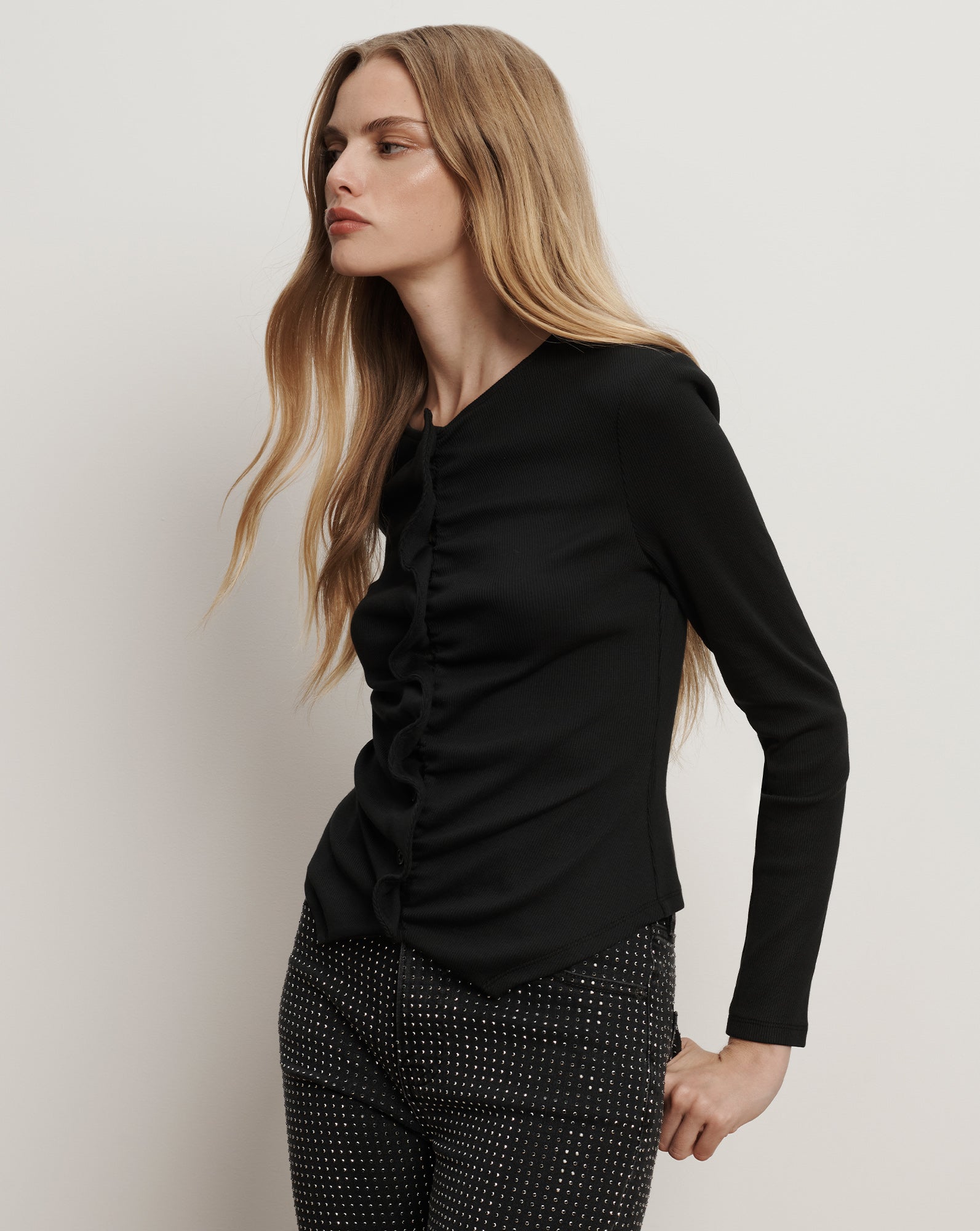 Jasminah Button-Front Top