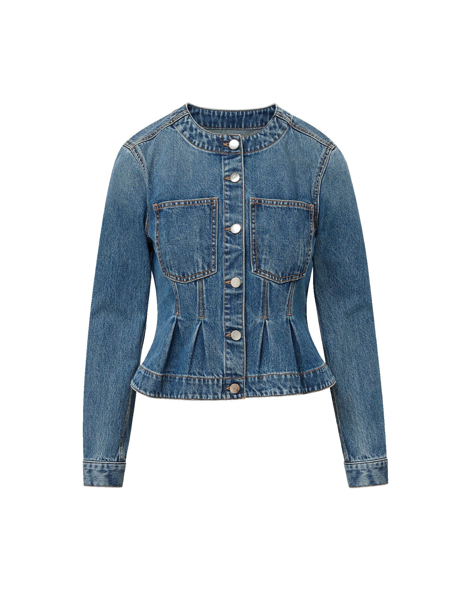 Zahara Peplum Denim Jacket