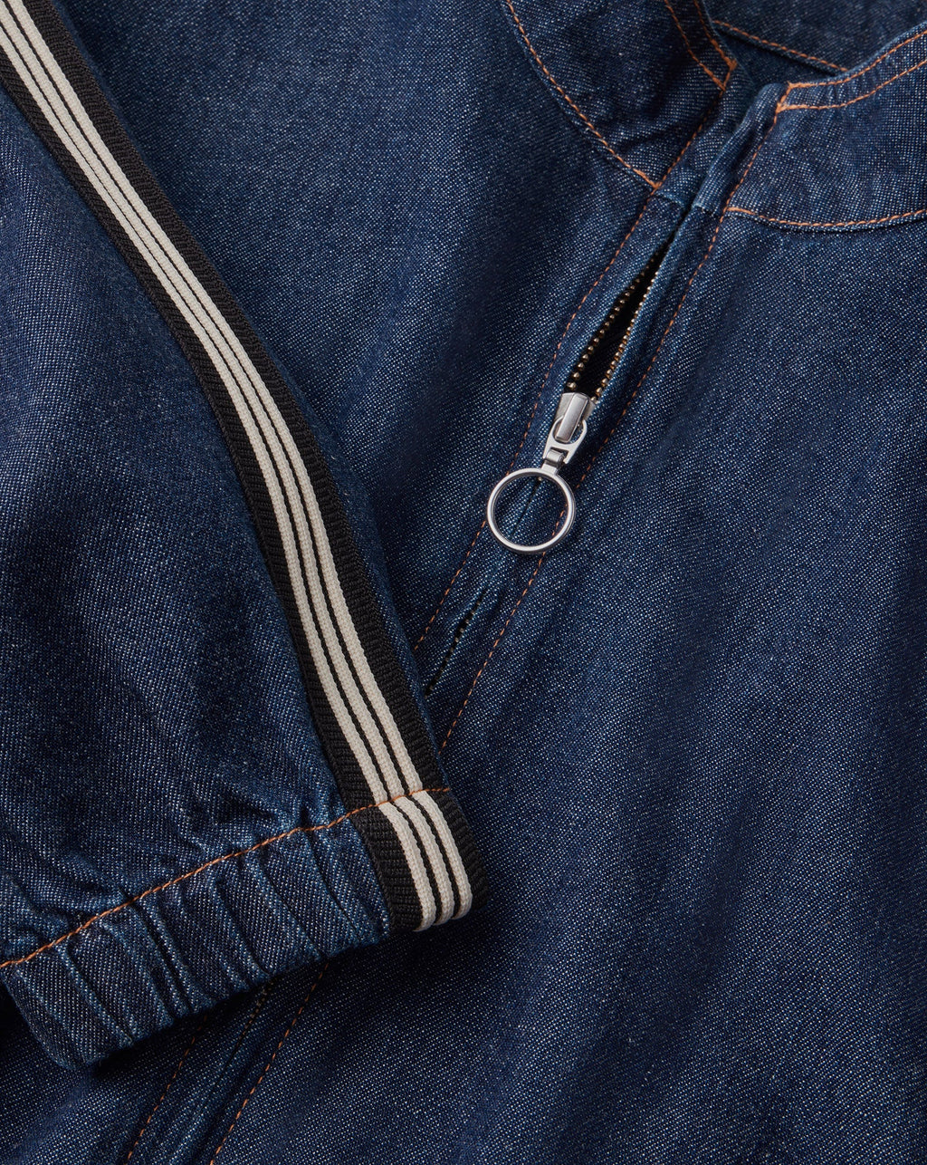 Gigi Denim Track Jacket