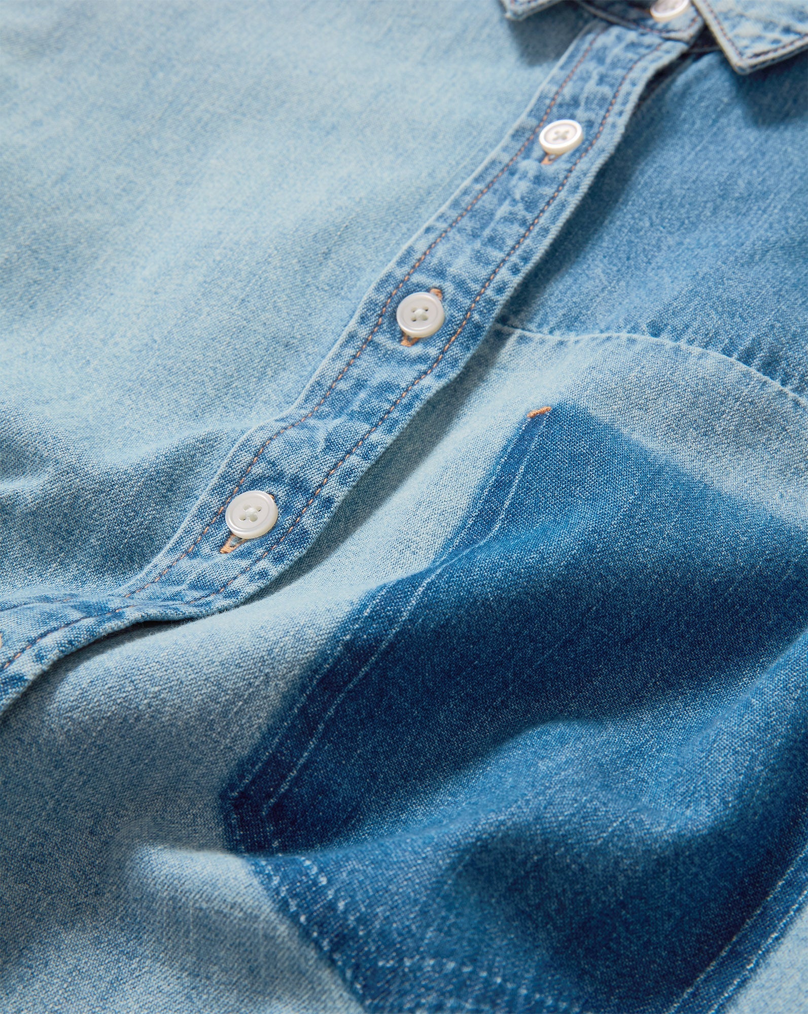 Dalma Denim Button-Down Shirt