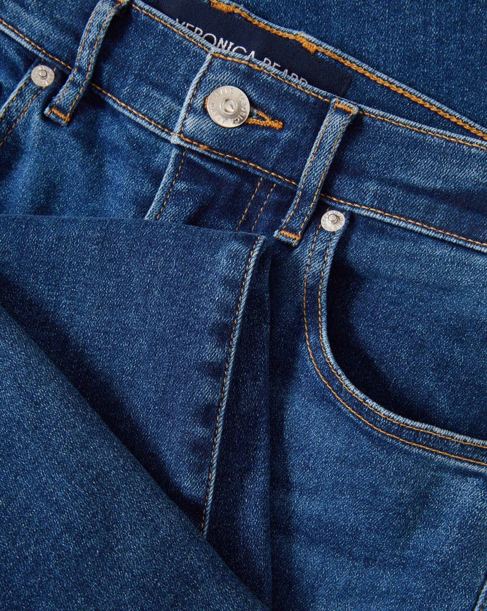 Crosbie Mid-Rise Slim Wide-Leg Jean