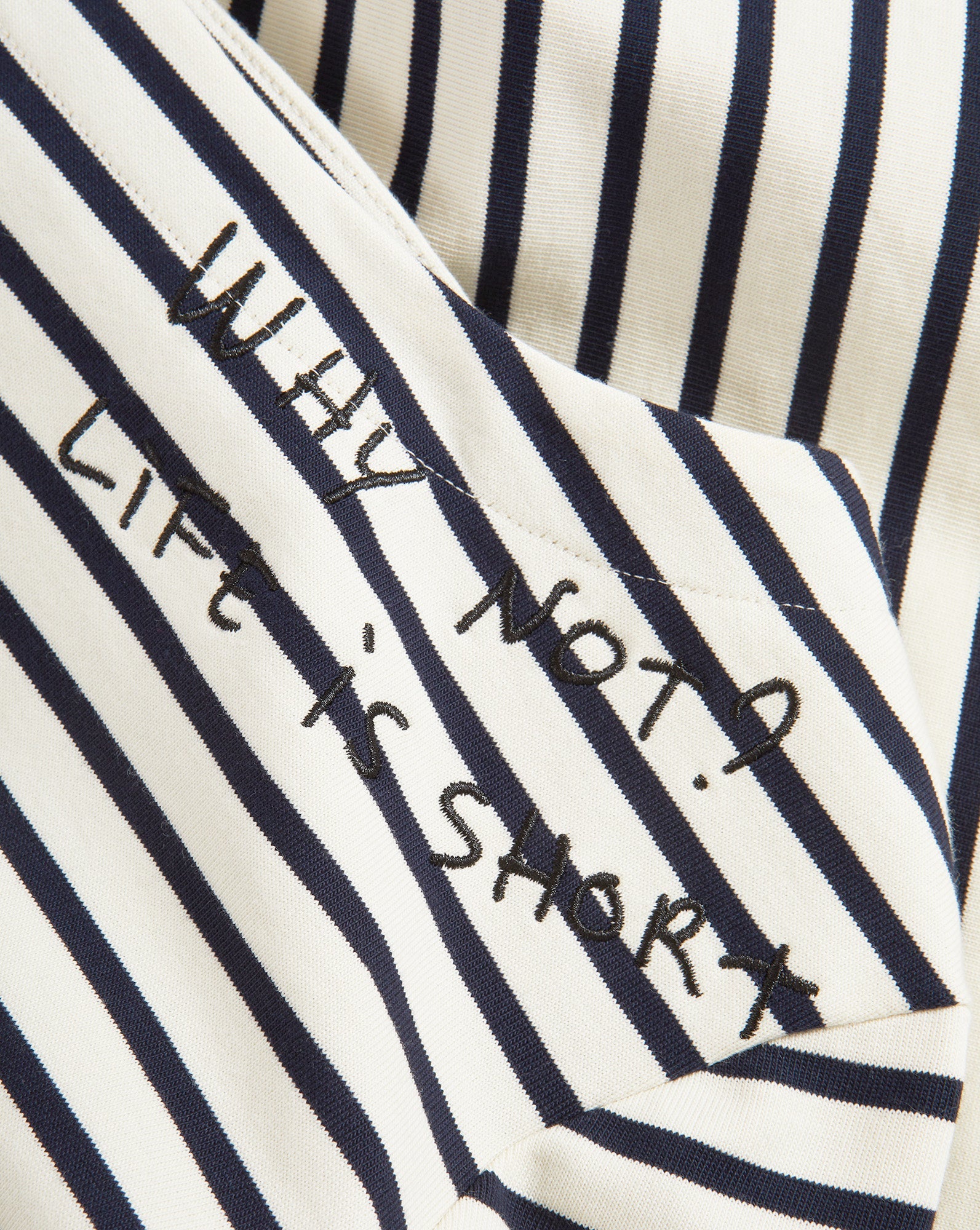 Hovey Embroidered Stripe Top